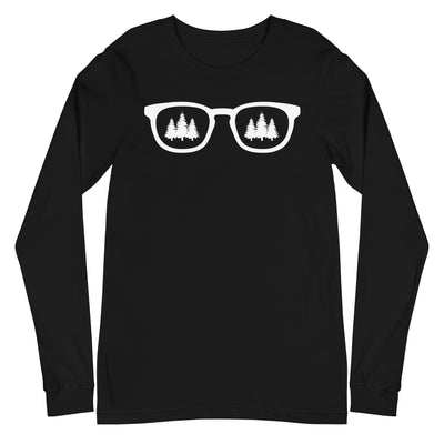 Sonnenbrille und Bäume - Longsleeve (Unisex) camping xxx yyy zzz Black