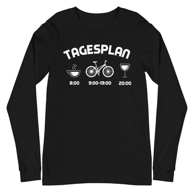 Tagesplan 1 - Longsleeve (Unisex) fahrrad xxx yyy zzz Black