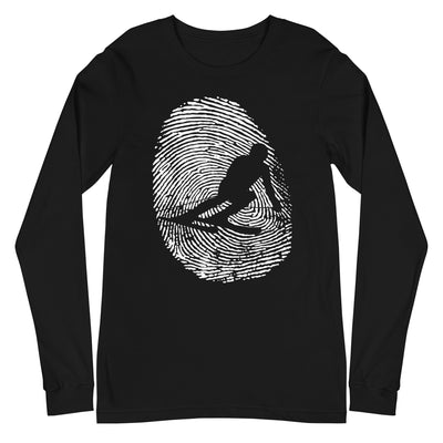 Thumb_Print_-_Skifahren_-_(SK) - Unisex Long Sleeve Tee | Bella + Canvas 3501 xxx yyy zzz Black