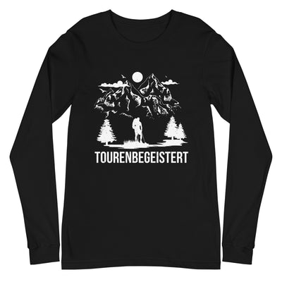 Tourenbegeisterung - Longsleeve (Unisex) wandern xxx yyy zzz Black