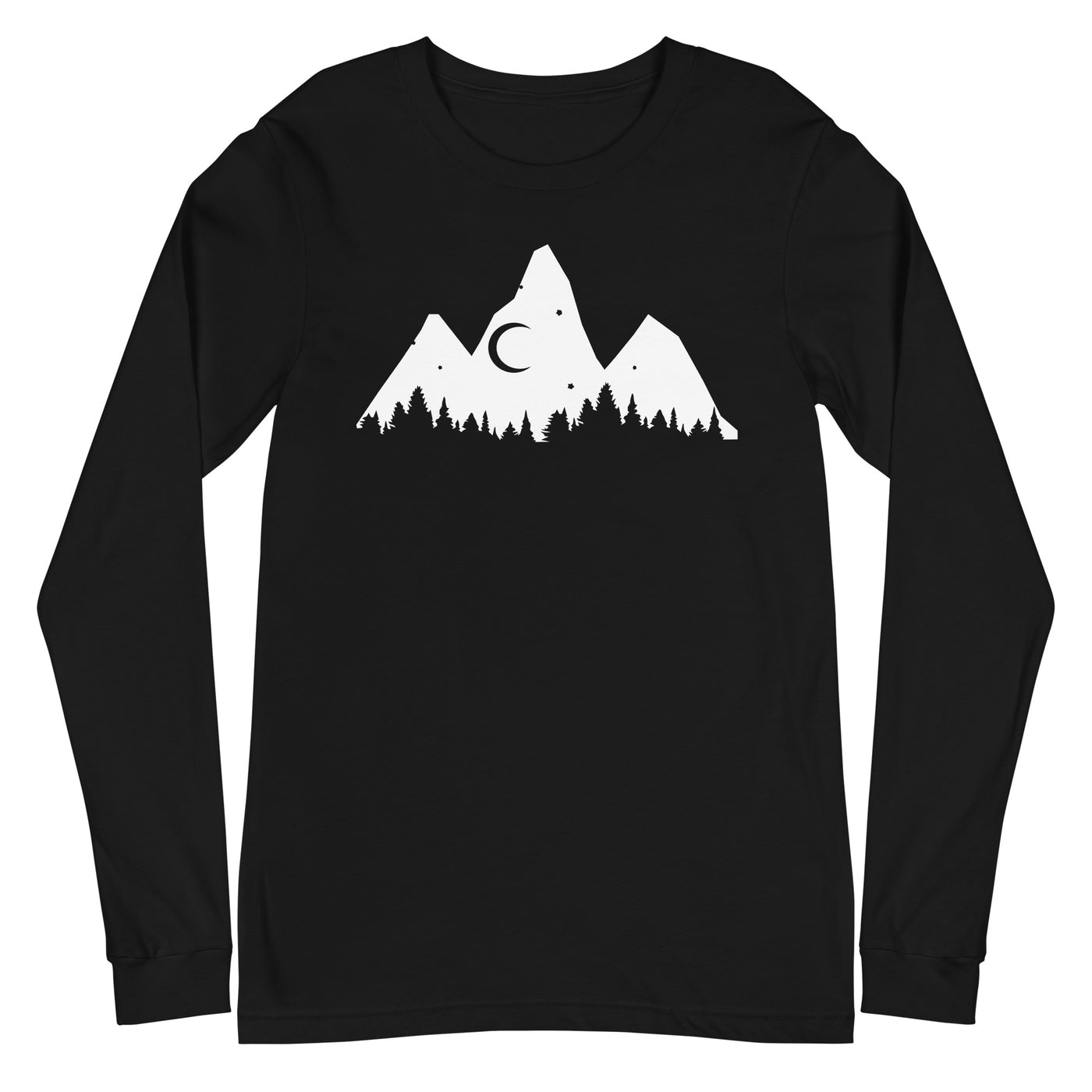 Baum - Berge - Longsleeve (Unisex) berge xxx yyy zzz Black