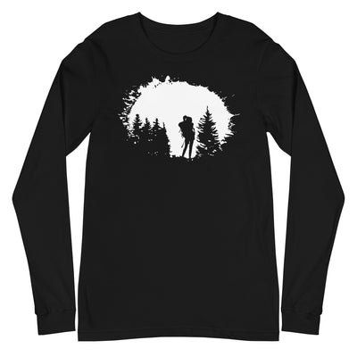 Bäume - Wandern - Longsleeve (Unisex) wandern xxx yyy zzz Black