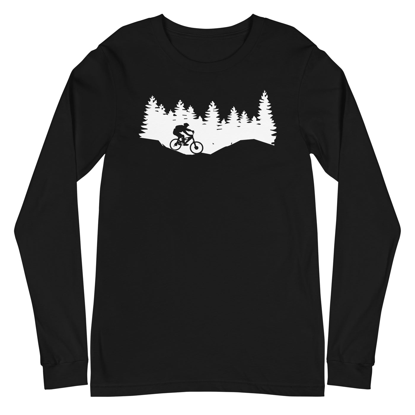 Bäume - Radfahren - (9) - Longsleeve (Unisex) fahrrad xxx yyy zzz Black