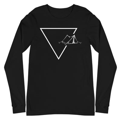 Dreieck 1 und Camping - Longsleeve (Unisex) camping xxx yyy zzz Black