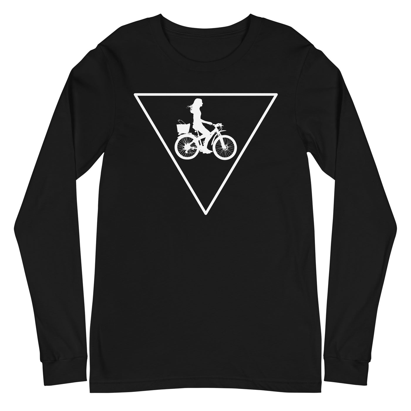 Dreieck und Radfahren - Longsleeve (Unisex) fahrrad xxx yyy zzz Black