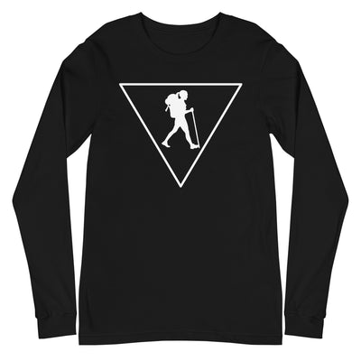 Dreieck und Wandern - Longsleeve (Unisex) wandern xxx yyy zzz Black