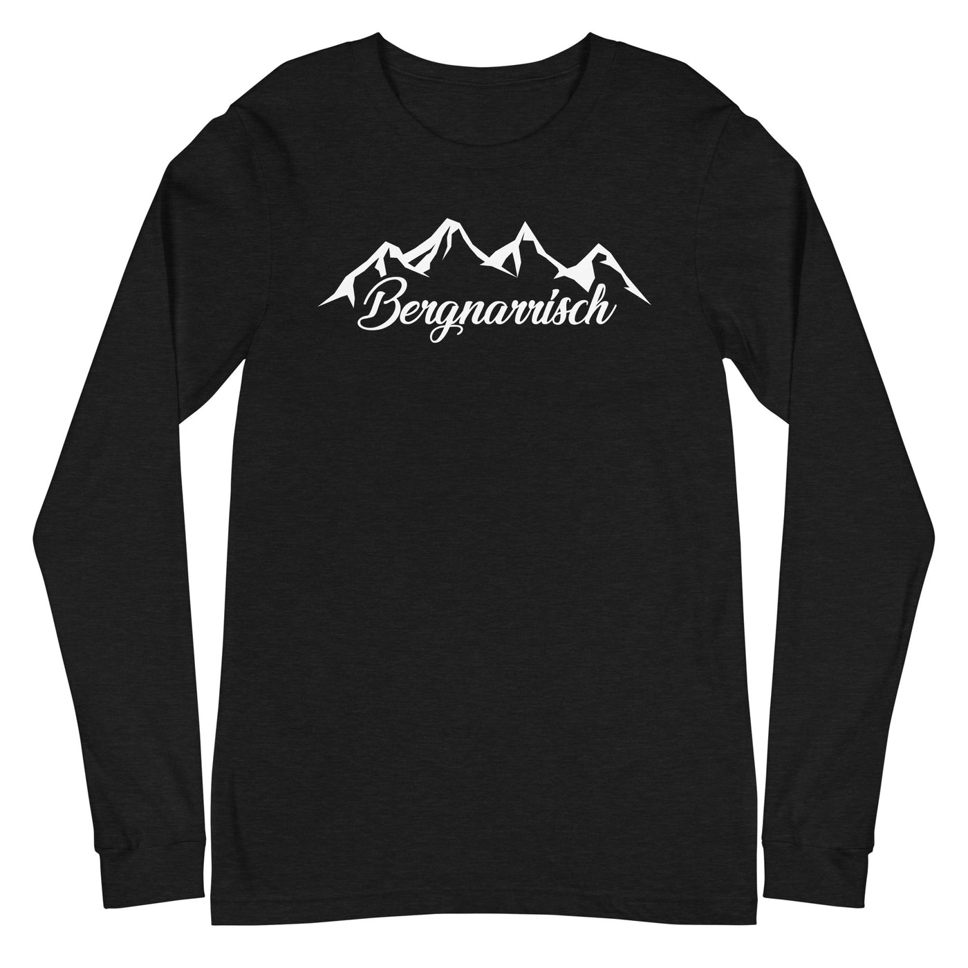 Bergnarrisch - Longsleeve (Unisex) berge Black Heather