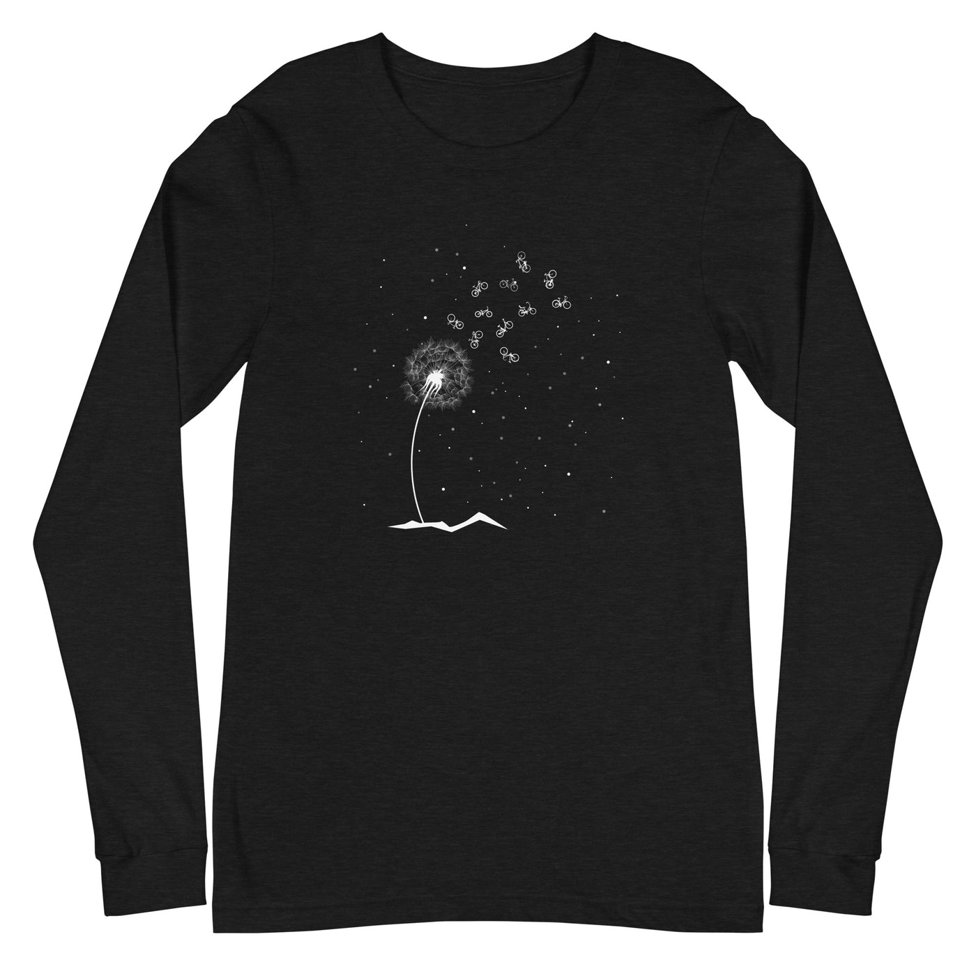 Pusteblume Fahrräder - Longsleeve (Unisex) fahrrad mountainbike Black Heather