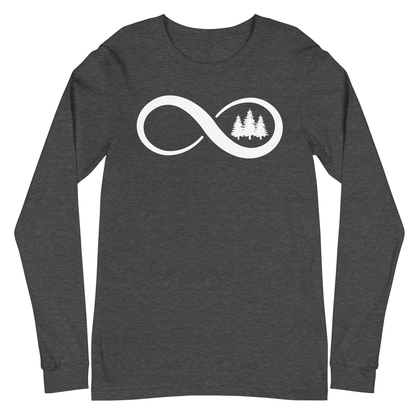 Infinity and Tree - Longsleeve (Unisex) camping xxx yyy zzz Dark Grey Heather