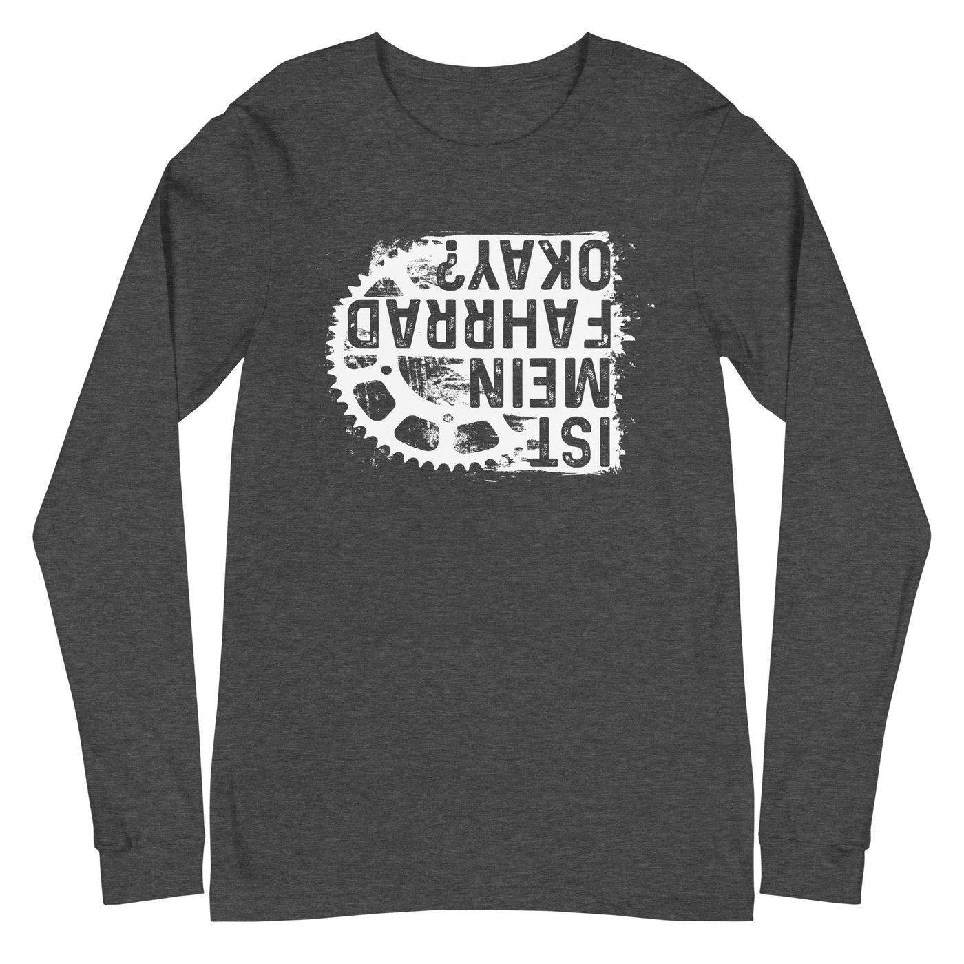 Ist mein Fahrrad okay - Longsleeve (Unisex) fahrrad xxx yyy zzz Dark Grey Heather