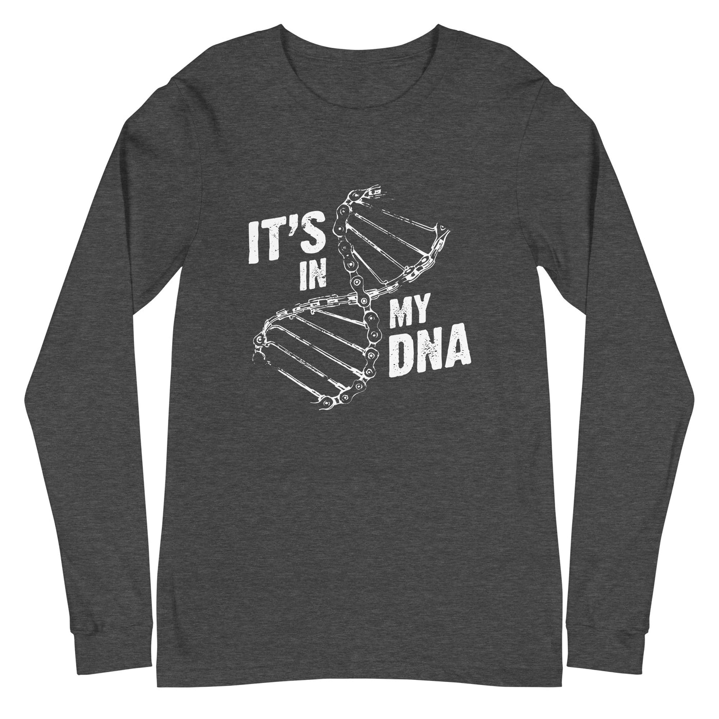 Its in my DNA - Longsleeve (Unisex) fahrrad xxx yyy zzz Dark Grey Heather