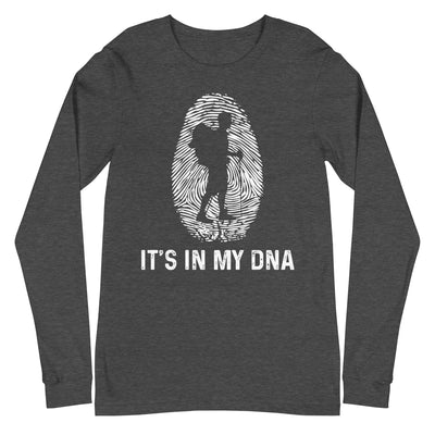 It's In My DNA - Longsleeve (Unisex) wandern xxx yyy zzz Dark Grey Heather