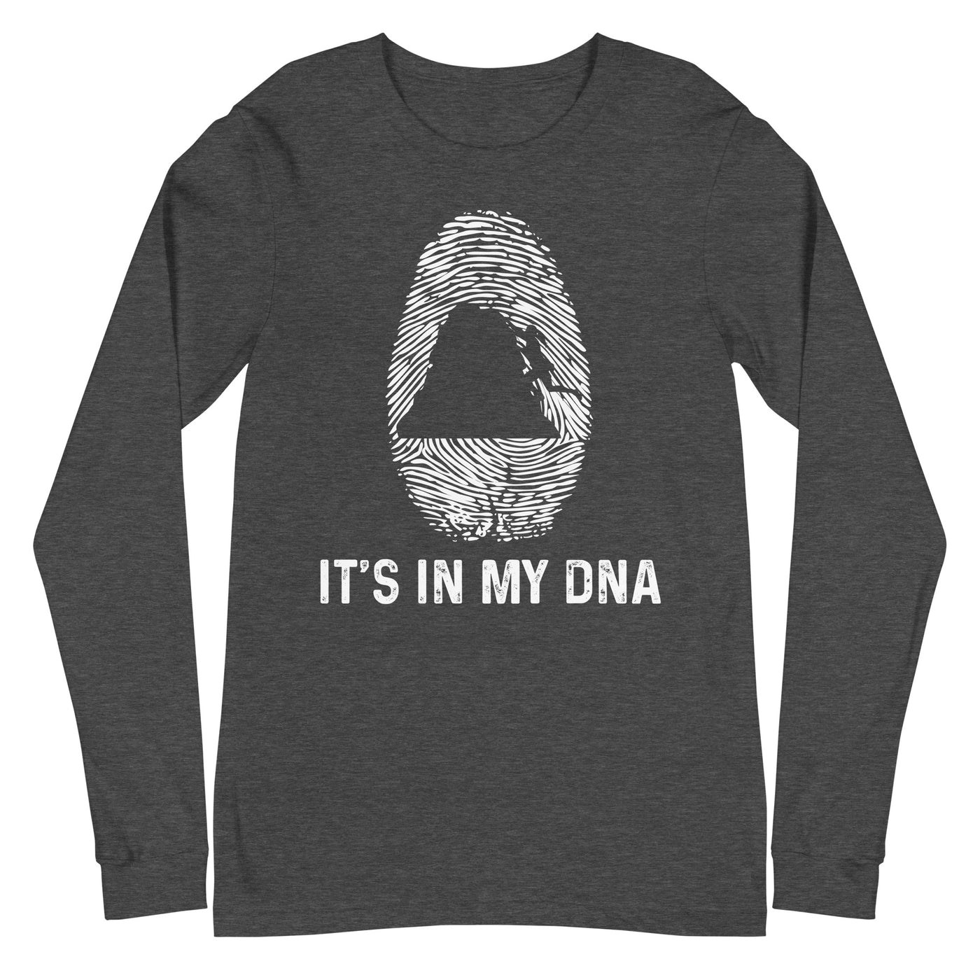 It's In My DNA 1 - Longsleeve (Unisex) klettern xxx yyy zzz Dark Grey Heather