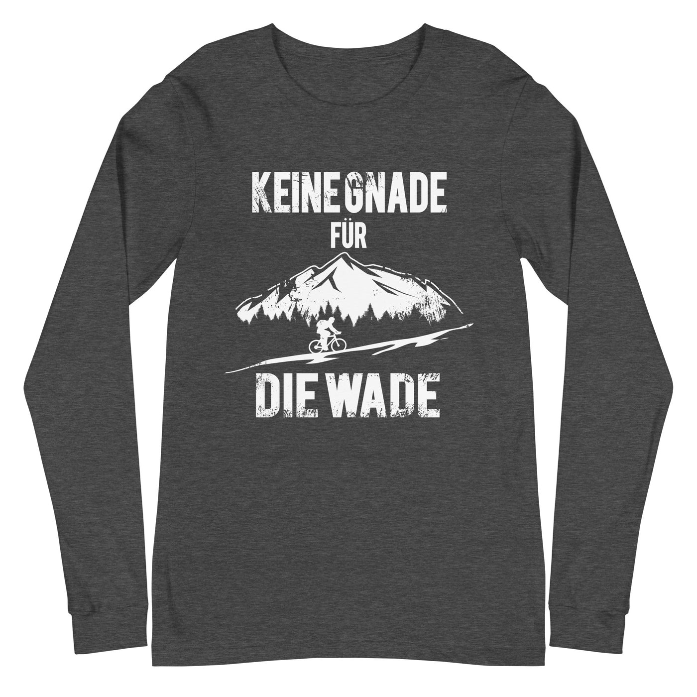 Keine Gnade - für die Wade - Longsleeve (Unisex) fahrrad xxx yyy zzz Dark Grey Heather