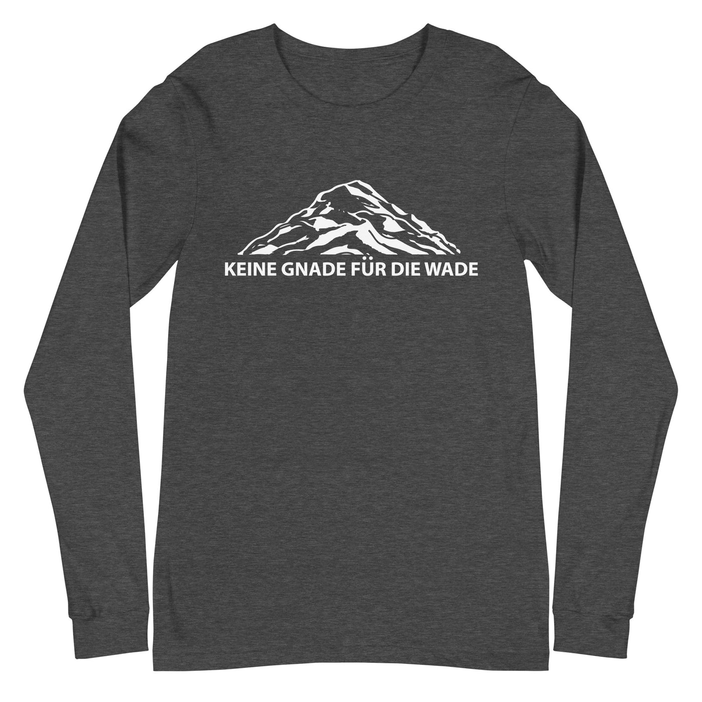 Keine Gnade Fur Die Wade - Longsleeve (Unisex) berge xxx yyy zzz Dark Grey Heather