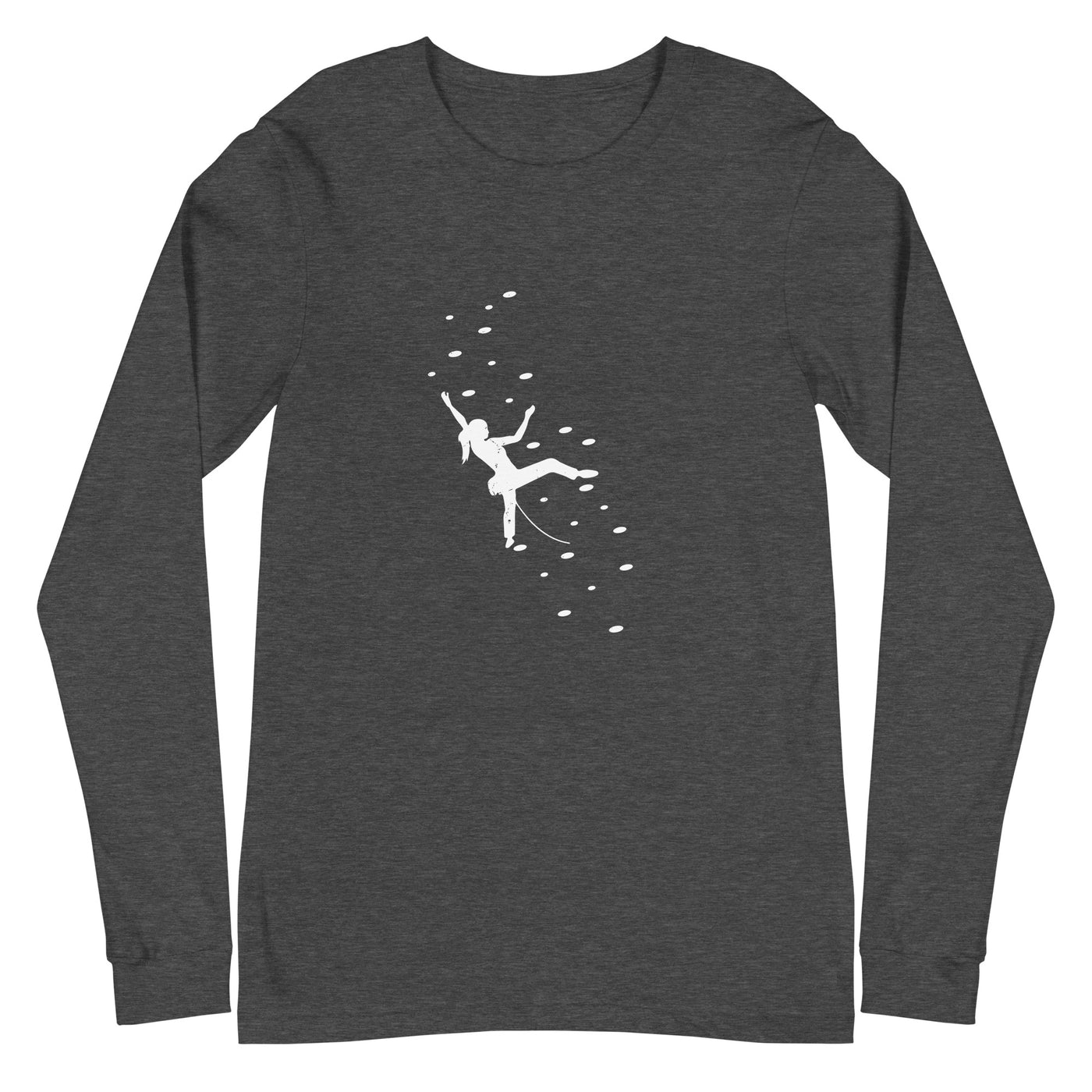 Klettergirl - Longsleeve (Unisex) klettern xxx yyy zzz Dark Grey Heather