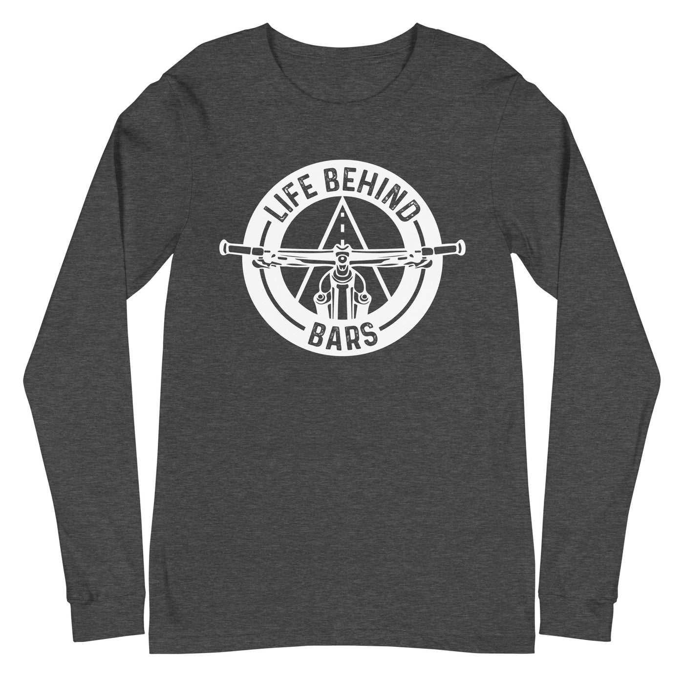 Life behind bars - Longsleeve (Unisex) fahrrad xxx yyy zzz Dark Grey Heather