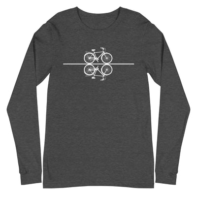 Line - Cycling - Longsleeve (Unisex) fahrrad xxx yyy zzz Dark Grey Heather