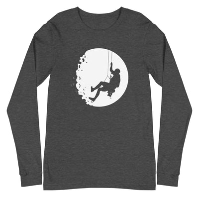 Moon - Klettern - Longsleeve (Unisex) klettern xxx yyy zzz Dark Grey Heather