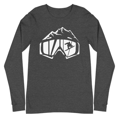 Berge - Snowboarding - (14) - Longsleeve (Unisex) snowboarden xxx yyy zzz Dark Grey Heather