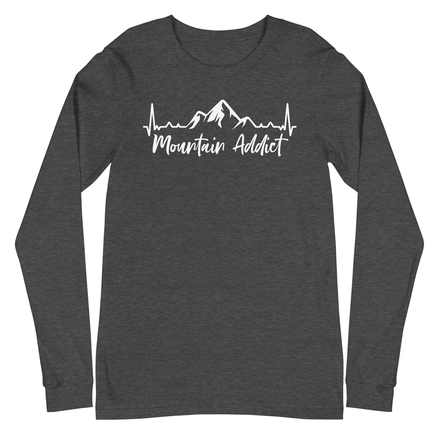 Berge Addict 1 - Longsleeve (Unisex) berge xxx yyy zzz Dark Grey Heather