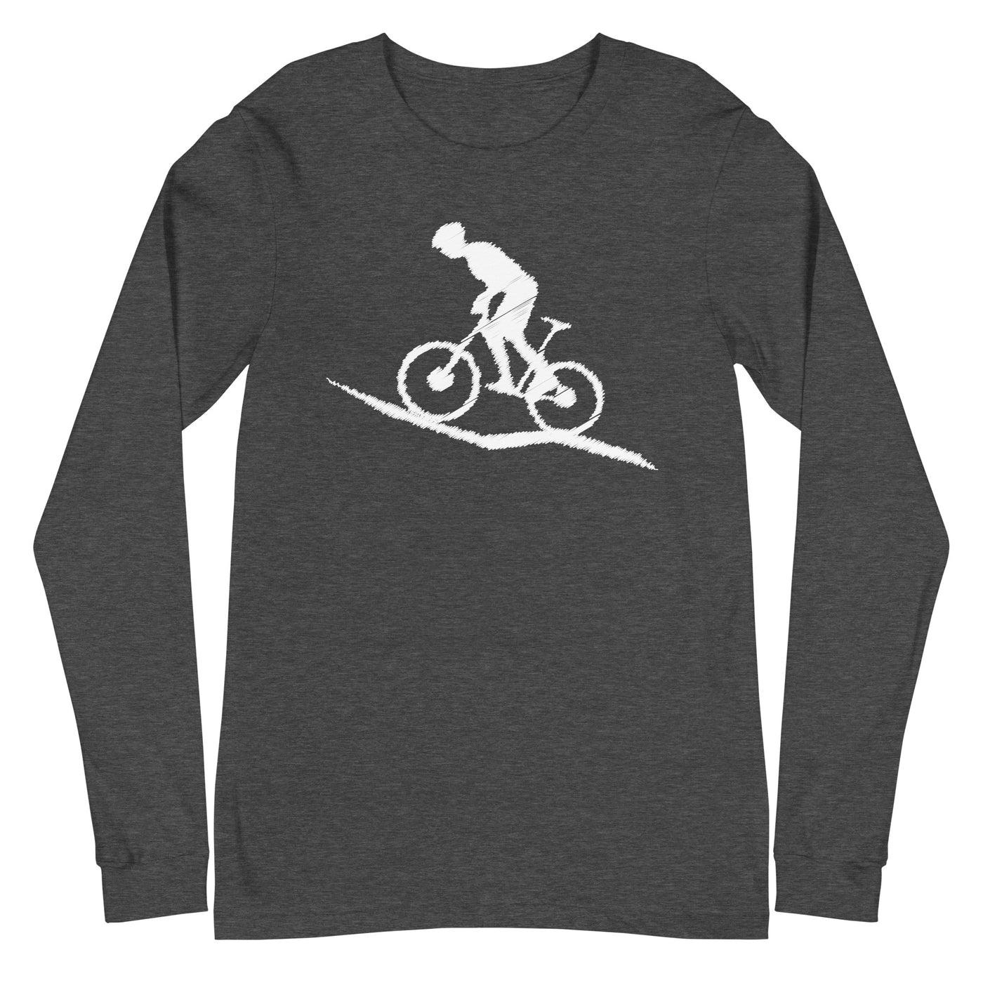 Mountainbike - (M) - Longsleeve (Unisex) xxx yyy zzz Dark Grey Heather