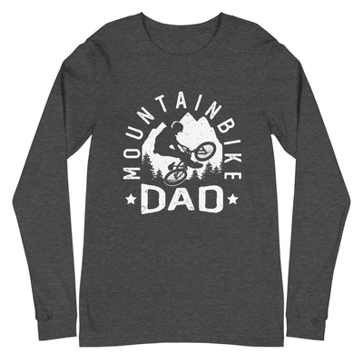 Mountainbike Dad - (M) - Longsleeve (Unisex) xxx yyy zzz Dark Grey Heather