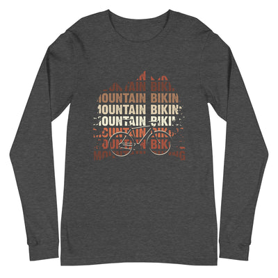 Mountainbiking - (M) - Longsleeve (Unisex) xxx yyy zzz Dark Grey Heather