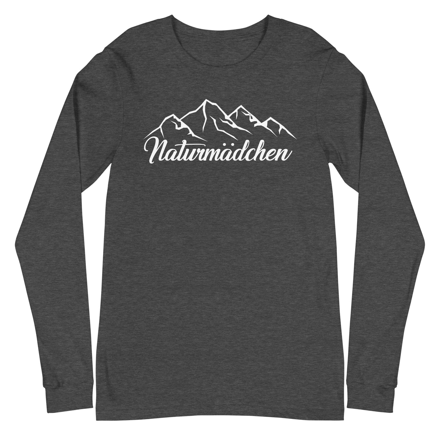 Naturmadchen - Longsleeve (Unisex) berge xxx yyy zzz Dark Grey Heather