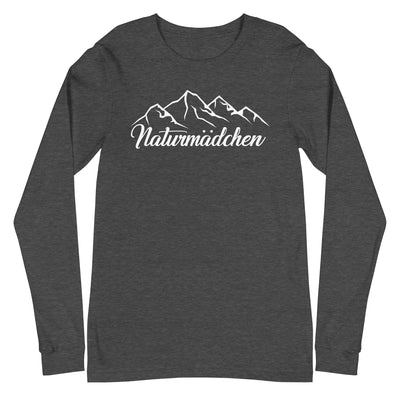 Naturmadchen - Longsleeve (Unisex) berge xxx yyy zzz Dark Grey Heather