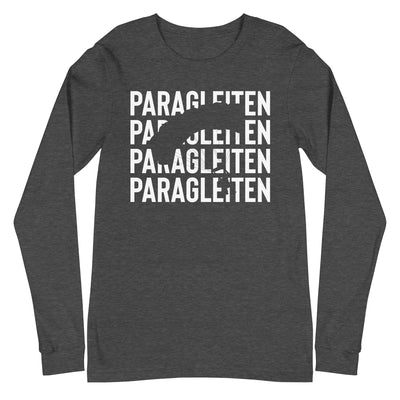 Paragleiten - Longsleeve (Unisex) berge xxx yyy zzz Dark Grey Heather