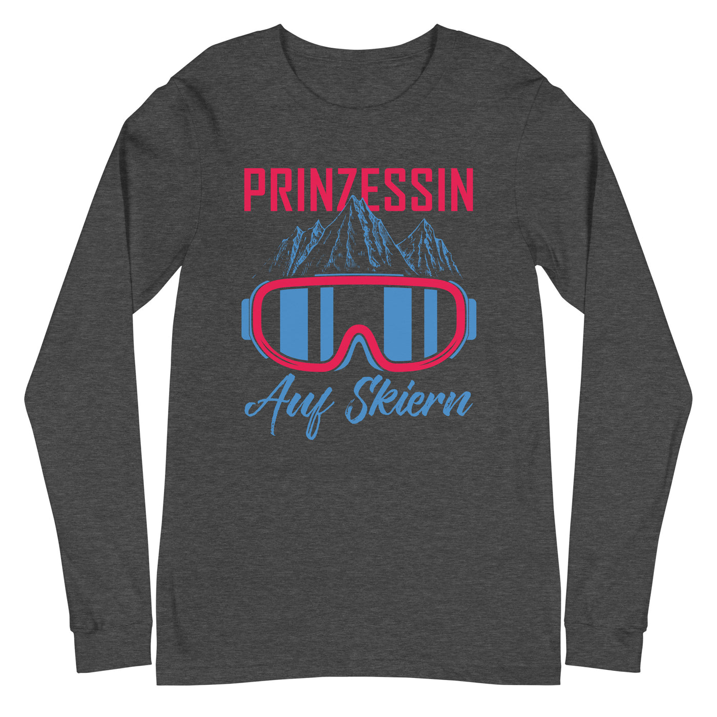 Prinzessin auf Skiern - (S.K) - Longsleeve (Unisex) klettern xxx yyy zzz Dark Grey Heather