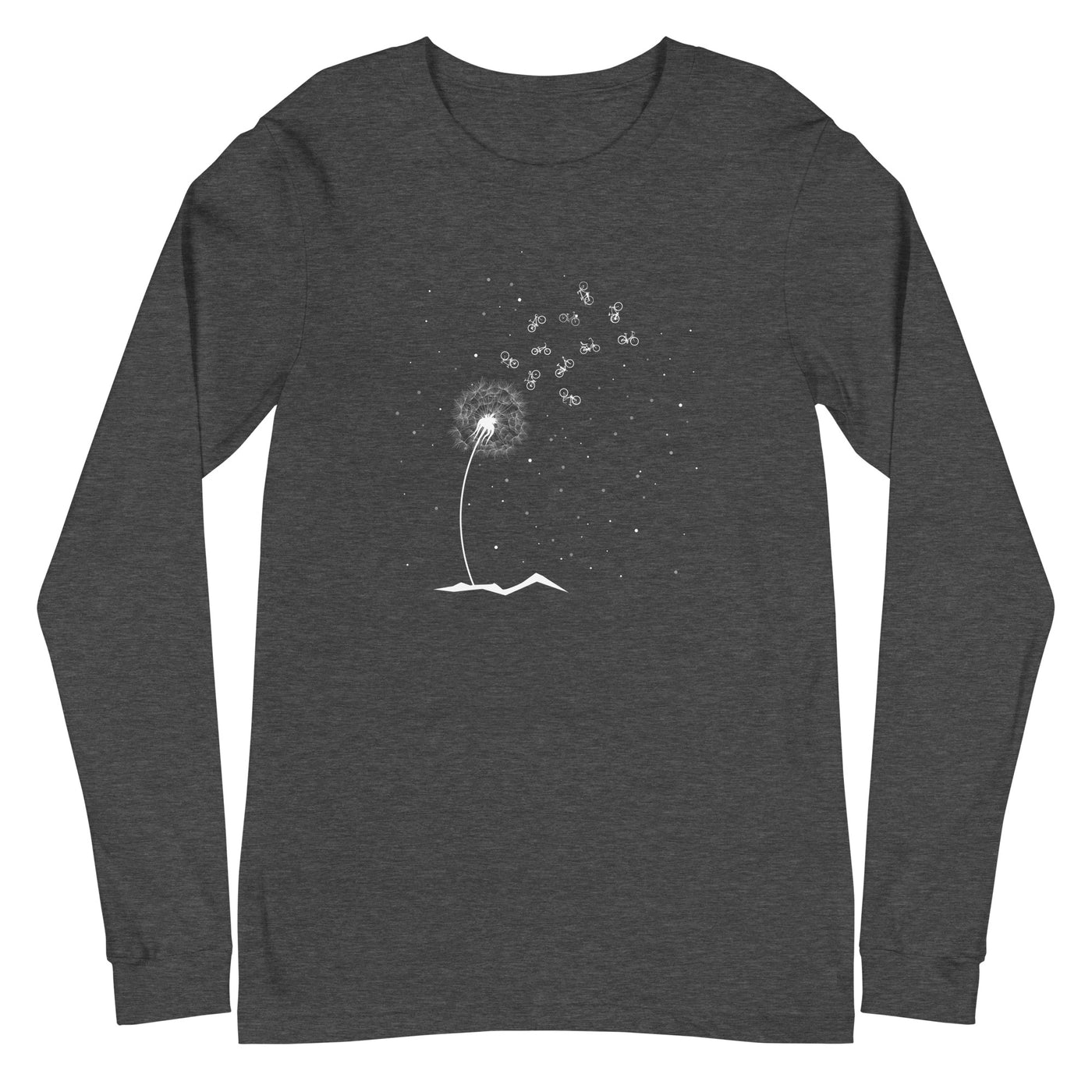 Pusteblume Fahrräder - Longsleeve (Unisex) fahrrad xxx yyy zzz Dark Grey Heather