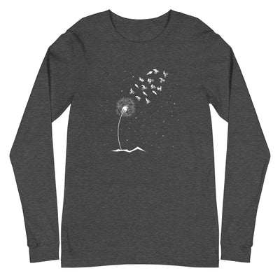 Pusteblume Radfahrer - Longsleeve (Unisex) fahrrad xxx yyy zzz Dark Grey Heather