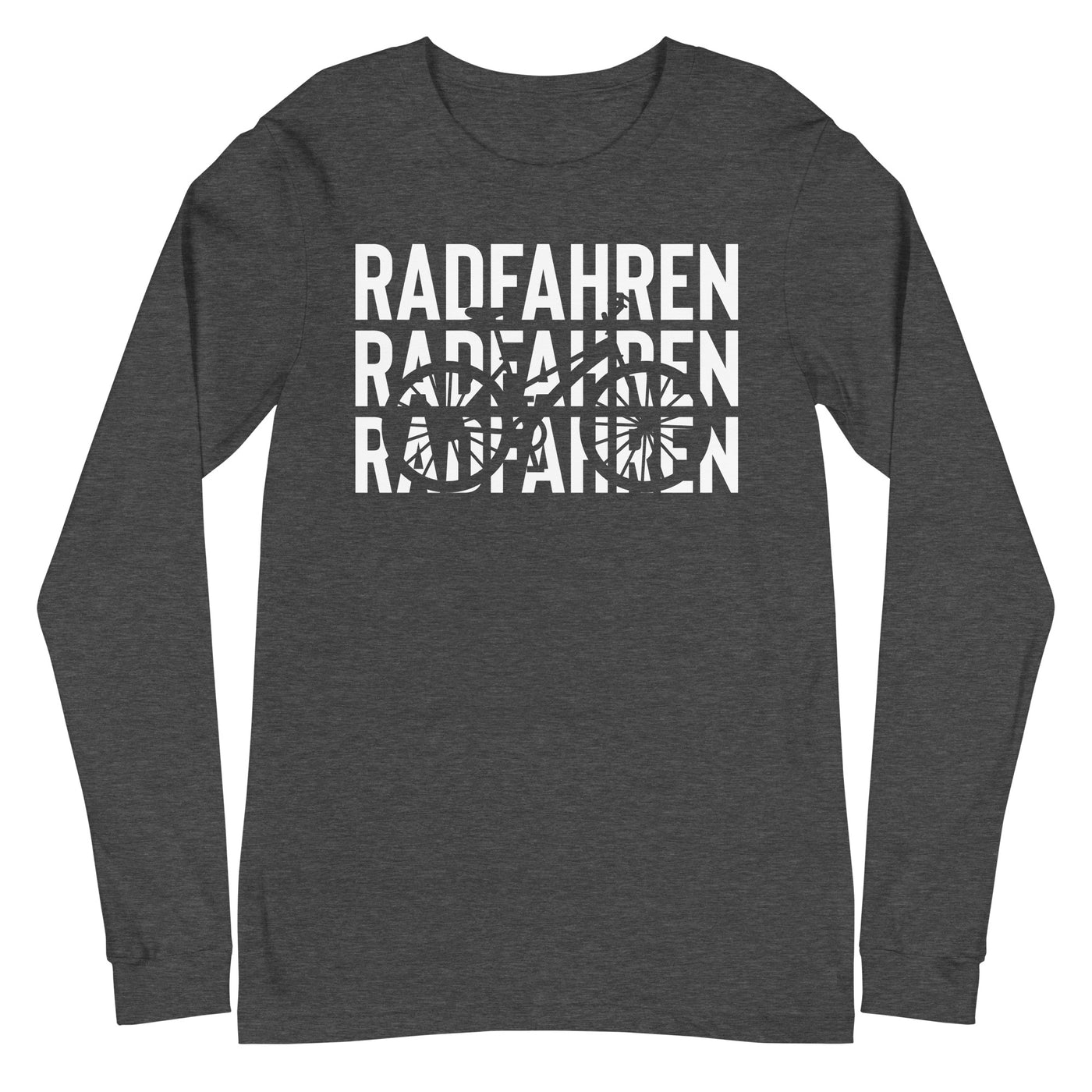 Radfahren - Longsleeve (Unisex) fahrrad xxx yyy zzz Dark Grey Heather