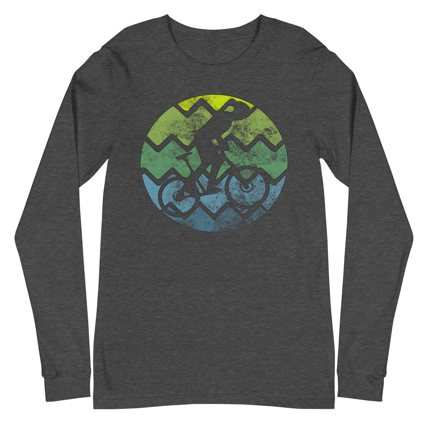 Retro - Radfahren - Longsleeve (Unisex) fahrrad xxx yyy zzz Dark Grey Heather