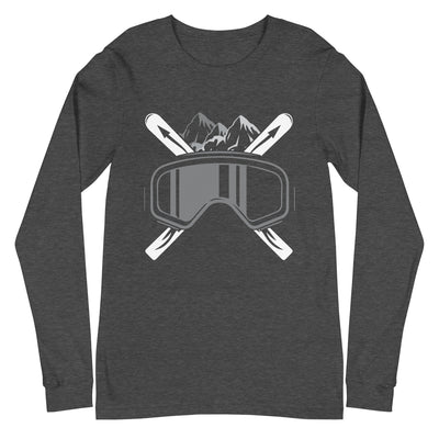 Schifoan - Longsleeve (Unisex) klettern ski xxx yyy zzz Dark Grey Heather