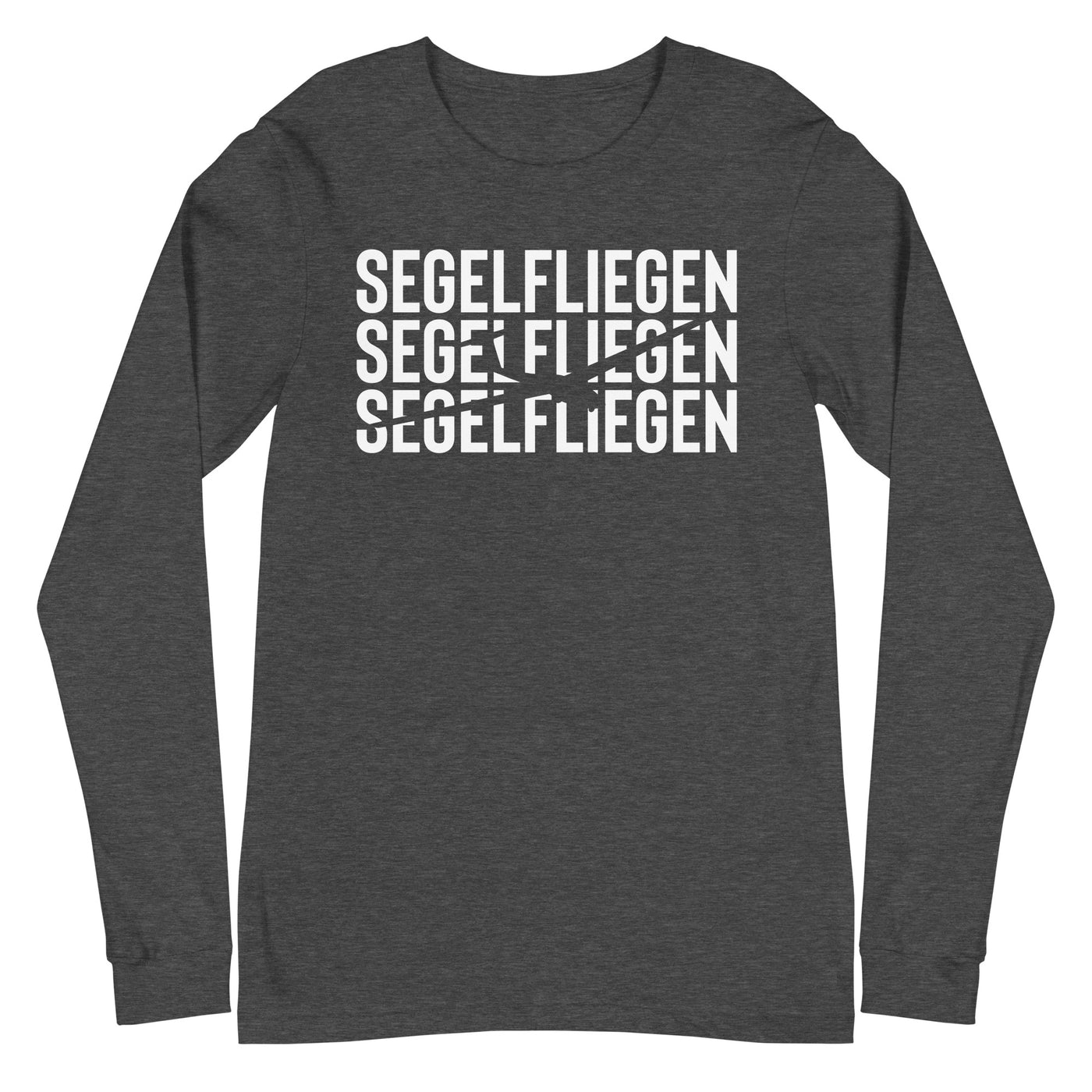 Segelfliegen - Longsleeve (Unisex) berge xxx yyy zzz Dark Grey Heather