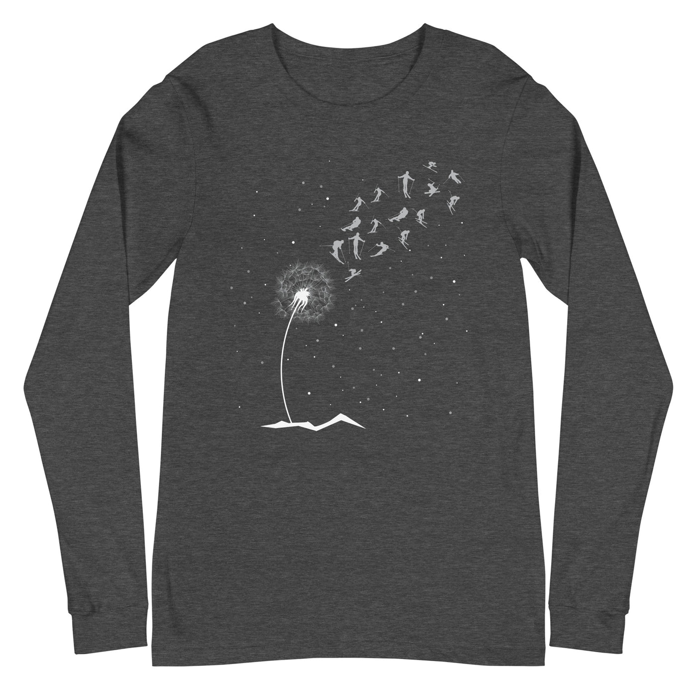 Ski Pusteblume - Longsleeve (Unisex) klettern ski xxx yyy zzz Dark Grey Heather