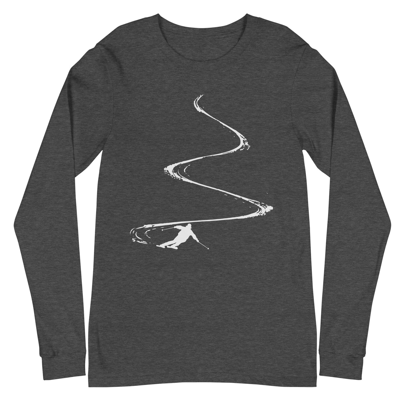 Skibrettln - Longsleeve (Unisex) klettern ski xxx yyy zzz Dark Grey Heather