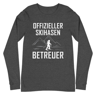 Skihasen Betreuer - Longsleeve (Unisex) klettern ski xxx yyy zzz Dark Grey Heather