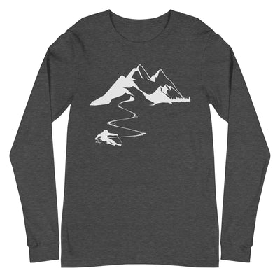 Skisüchtig - Longsleeve (Unisex) klettern ski xxx yyy zzz Dark Grey Heather