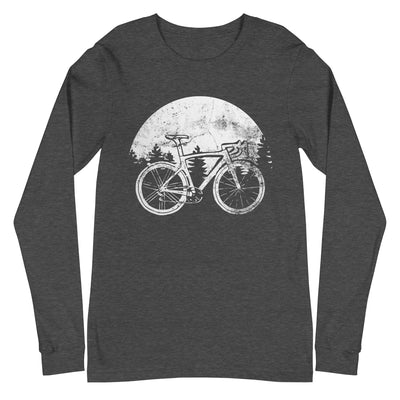 Sonne - Radfahren - Longsleeve (Unisex) fahrrad xxx yyy zzz Dark Grey Heather