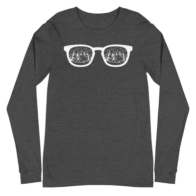 Sonnenbrille und Camping 1 - Longsleeve (Unisex) camping xxx yyy zzz Dark Grey Heather