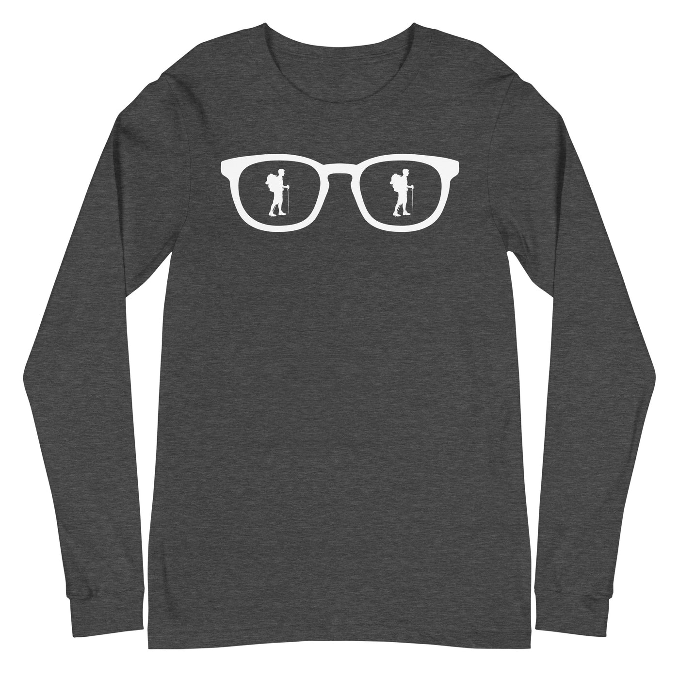 Sonnenbrille und Wandern - Longsleeve (Unisex) wandern xxx yyy zzz Dark Grey Heather