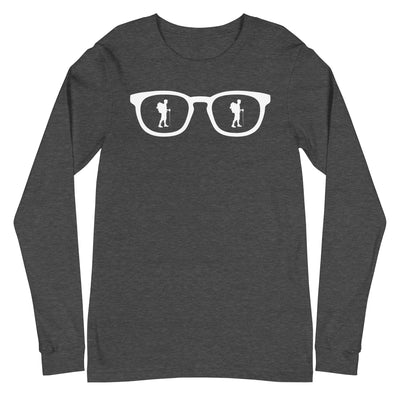 Sonnenbrille und Wandern - Longsleeve (Unisex) wandern xxx yyy zzz Dark Grey Heather