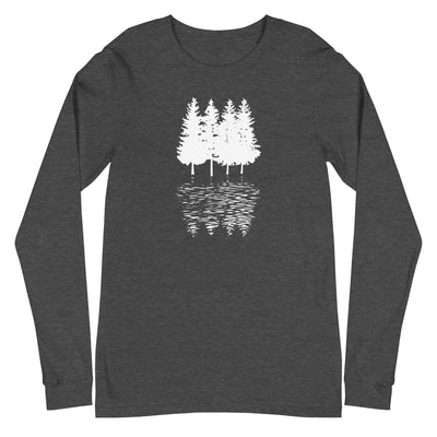 Bäume - Longsleeve (Unisex) camping xxx yyy zzz Dark Grey Heather