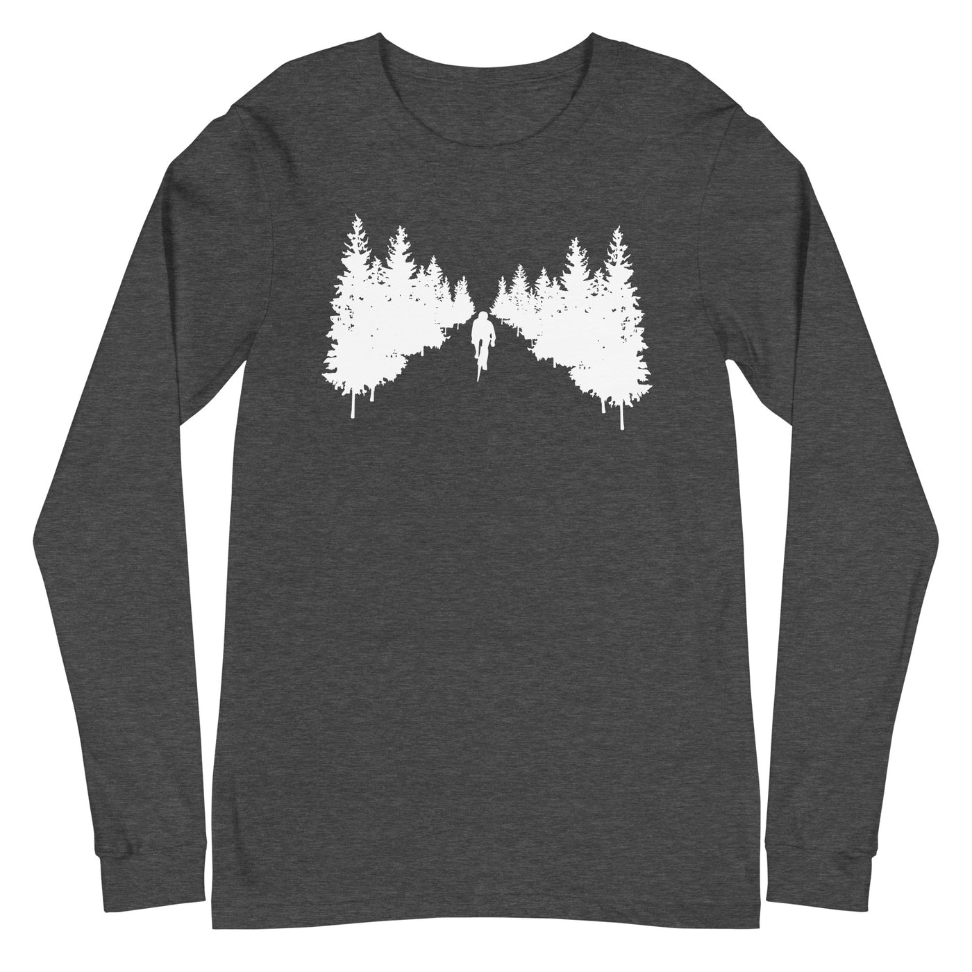 Bäume - Radfahren - Longsleeve (Unisex) fahrrad xxx yyy zzz Dark Grey Heather