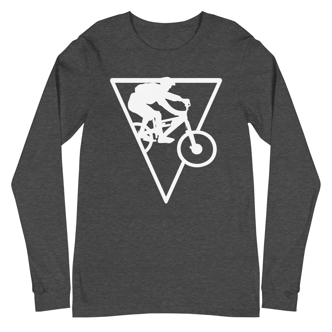 Dreieck - Radfahren - Longsleeve (Unisex) fahrrad xxx yyy zzz Dark Grey Heather