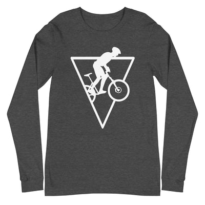 Dreieck - Radfahren - Longsleeve (Unisex) fahrrad xxx yyy zzz Dark Grey Heather